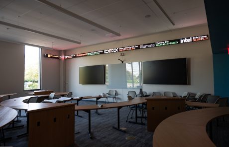 Classroom with TVs