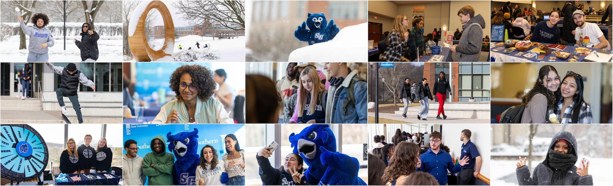 Collage of previous Week of Welcome events.